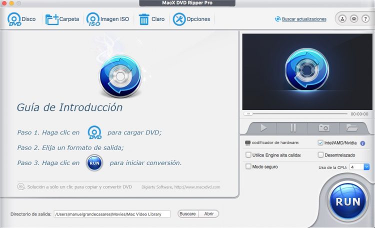 Corteza Cromático Desarmamiento Cómo convertir DVD a MP4 en macOS | MasqueApple