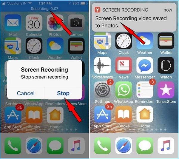 Grabar pantalla iOS