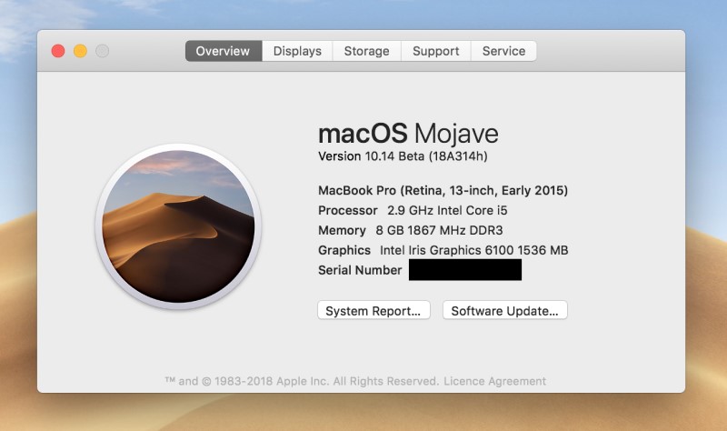 macOS Mojave